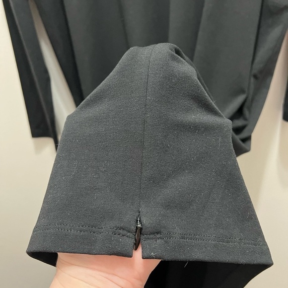 Eileen Fisher Stretch Jersey Knit Crew Neck Dress Medium - Picture 6 of 8